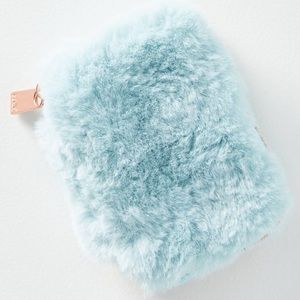 Fuax Fur Earbud Organizer Case from Anthropologie